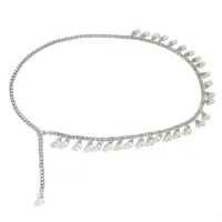 Business Vintage Style Simple Style Pearl Zinc Women's Chain Belts sku image 2