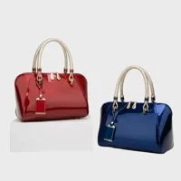 Fashion Shiny Patent Leather One-shoulder Handbags main image 1