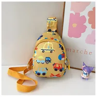 Kid'S Nylon Car Cute Streetwear Oval Zipper Fanny Pack main image 2