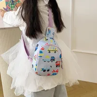 Kid'S Nylon Car Cute Streetwear Oval Zipper Fanny Pack main image 5