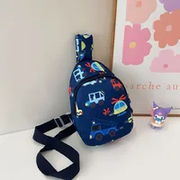 Kid'S Nylon Car Cute Streetwear Oval Zipper Fanny Pack sku image 3
