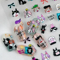 IG Style Cartoon Style Cute Cat Nail Stickers Nail Decoration Accessories main image 4