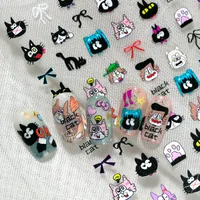 IG Style Cartoon Style Cute Cat Nail Stickers Nail Decoration Accessories main image 6