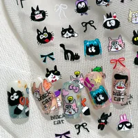 IG Style Cartoon Style Cute Cat Nail Stickers Nail Decoration Accessories main image 3