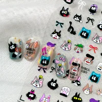 IG Style Cartoon Style Cute Cat Nail Stickers Nail Decoration Accessories main image 5