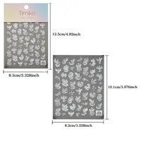 IG Style Cute Sweet Phoenix Lines Nail Stickers Nail Patches main image 2