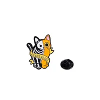 Cartoon Style Cute Streetwear Cartoon Frog Alloy Stamping Stoving Varnish Plating Unisex Brooches sku image 100