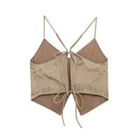Women's Strap Tank Tops Elegant Flower main image 3