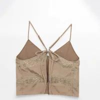 Women's Strap Tank Tops Elegant Flower main image 4