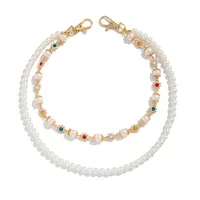 1 Piece Retro Punk Streetwear Round Imitation Pearl Alloy Inlay Rhinestones Unisex Phants Zipper main image 6