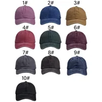 Children Unisex Casual Solid Color Washed Baseball Cap main image 3