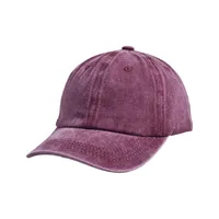 Children Unisex Casual Solid Color Washed Baseball Cap sku image 7