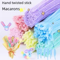 Twist Bar Diy Handmade Material Bag Making Bold Encryption Super Dense Niuniu Bar Bouquet Wool Root Toys Wholesale main image 1