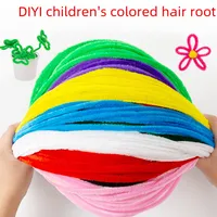 Twist Bar Diy Handmade Material Bag Making Bold Encryption Super Dense Niuniu Bar Bouquet Wool Root Toys Wholesale main image 3