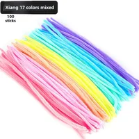 Twist Bar Diy Handmade Material Bag Making Bold Encryption Super Dense Niuniu Bar Bouquet Wool Root Toys Wholesale sku image 1