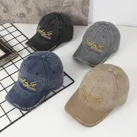 Unisex Embroidery Simple Style Embroidery Letter Curved Eaves Baseball Cap main image 1
