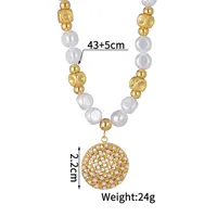 Vacation Classic Style Solid Color 304 Stainless Steel Plating Unisex Pendant Necklace sku image 5