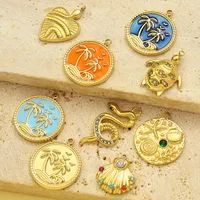 Retro Animal Heart Shape Snake 304 Stainless Steel Plating DIY Ornament Accessories main image 1