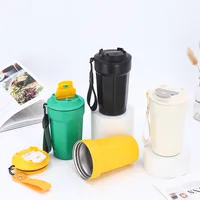 New Simple 316 Stainless Steel Vacuum Cup Car Portable Portable Portable Cup Octagonal Rhombus Coffee Cup main image 3