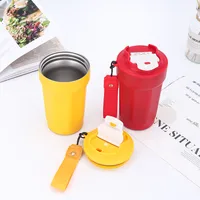 New Simple 316 Stainless Steel Vacuum Cup Car Portable Portable Portable Cup Octagonal Rhombus Coffee Cup main image 1