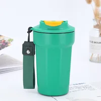 New Simple 316 Stainless Steel Vacuum Cup Car Portable Portable Portable Cup Octagonal Rhombus Coffee Cup sku image 2