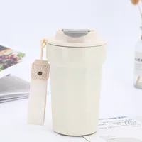 New Simple 316 Stainless Steel Vacuum Cup Car Portable Portable Portable Cup Octagonal Rhombus Coffee Cup sku image 5