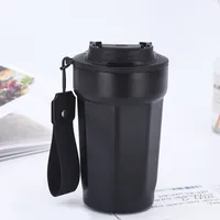 New Simple 316 Stainless Steel Vacuum Cup Car Portable Portable Portable Cup Octagonal Rhombus Coffee Cup sku image 4