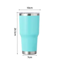 30Oz Stainless Steel Travel Cup Car Handle Large Ice Cup Vacuum Double Layer Heat And Cold Insulation Beer Steins Wholesale sku image 10