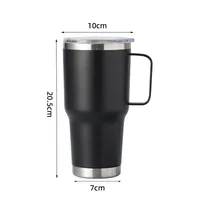 30Oz Stainless Steel Travel Cup Car Handle Large Ice Cup Vacuum Double Layer Heat And Cold Insulation Beer Steins Wholesale sku image 22