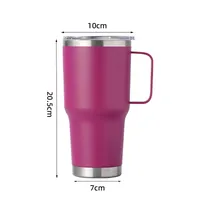 30Oz Stainless Steel Travel Cup Car Handle Large Ice Cup Vacuum Double Layer Heat And Cold Insulation Beer Steins Wholesale sku image 23