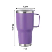 30Oz Stainless Steel Travel Cup Car Handle Large Ice Cup Vacuum Double Layer Heat And Cold Insulation Beer Steins Wholesale sku image 26