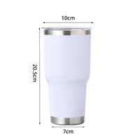 30Oz Stainless Steel Travel Cup Car Handle Large Ice Cup Vacuum Double Layer Heat And Cold Insulation Beer Steins Wholesale sku image 2