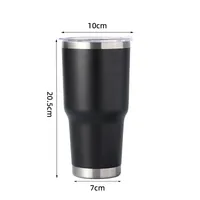 30Oz Stainless Steel Travel Cup Car Handle Large Ice Cup Vacuum Double Layer Heat And Cold Insulation Beer Steins Wholesale sku image 5