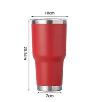 30Oz Stainless Steel Travel Cup Car Handle Large Ice Cup Vacuum Double Layer Heat And Cold Insulation Beer Steins Wholesale sku image 6