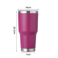 30Oz Stainless Steel Travel Cup Car Handle Large Ice Cup Vacuum Double Layer Heat And Cold Insulation Beer Steins Wholesale sku image 8