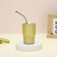 304 Stainless Steel 2oz Mini Tass Straw Thermal Insulation Cup Cup Espresso Coffee Cup Water Cup sku image 2