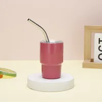 304 Stainless Steel 2oz Mini Tass Straw Thermal Insulation Cup Cup Espresso Coffee Cup Water Cup sku image 5