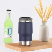 Cross-Border New Arrival 14Oz Stainless Steel Beer Jar Insulated Cup With Bottle Opener Outdoor Large Capacity Cold Preservation Jar Wholesale sku image 2