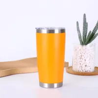 Amazon 20Oz Stainless Steel Travel Cup Double-Layer Vacuum Large Capacity Large Ice Cup Car Portable Thermos Cup Wholesale main image 3