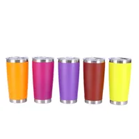 Amazon 20Oz Stainless Steel Travel Cup Double-Layer Vacuum Large Capacity Large Ice Cup Car Portable Thermos Cup Wholesale main image 2