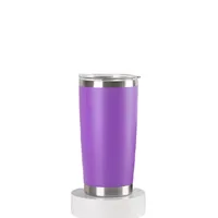 Amazon 20Oz Stainless Steel Travel Cup Double-Layer Vacuum Large Capacity Large Ice Cup Car Portable Thermos Cup Wholesale sku image 2