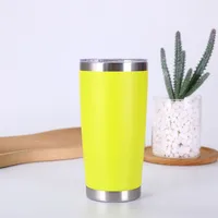 Amazon 20Oz Stainless Steel Travel Cup Double-Layer Vacuum Large Capacity Large Ice Cup Car Portable Thermos Cup Wholesale sku image 5