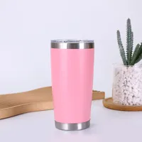 Amazon 20Oz Stainless Steel Travel Cup Double-Layer Vacuum Large Capacity Large Ice Cup Car Portable Thermos Cup Wholesale sku image 7