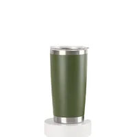 Amazon 20Oz Stainless Steel Travel Cup Double-Layer Vacuum Large Capacity Large Ice Cup Car Portable Thermos Cup Wholesale sku image 15