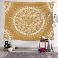 INS THALO Blue Constellation Mandala Tapestry Hanging Cloth Cross-Border Printing Wall Cloth Home Decorative Cloth Tapestry Wall Hanging main image 1