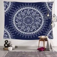 INS THALO Blue Constellation Mandala Tapestry Hanging Cloth Cross-Border Printing Wall Cloth Home Decorative Cloth Tapestry Wall Hanging main image 3