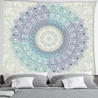 INS THALO Blue Constellation Mandala Tapestry Hanging Cloth Cross-Border Printing Wall Cloth Home Decorative Cloth Tapestry Wall Hanging main image 4