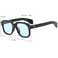 IG Style Vacation Commute Multicolor Pc Resin Square Full Frame Glasses main image 6