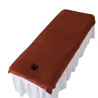 Beauty Salon Special Bed Towel Facial Bed Lying Hole Towel Massage Massage Mattress Cover Soft And Thickened Bath Towel Factory Wholesale main image 5
