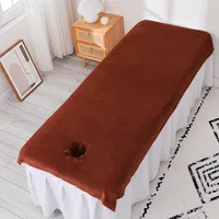 Beauty Salon Special Bed Towel Facial Bed Lying Hole Towel Massage Massage Mattress Cover Soft And Thickened Bath Towel Factory Wholesale sku image 8